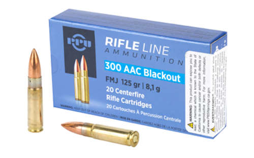 Ammunition Prvi Partizan Rifle 300Blackout PPU 300BLK FMJ 125GR 20/1000